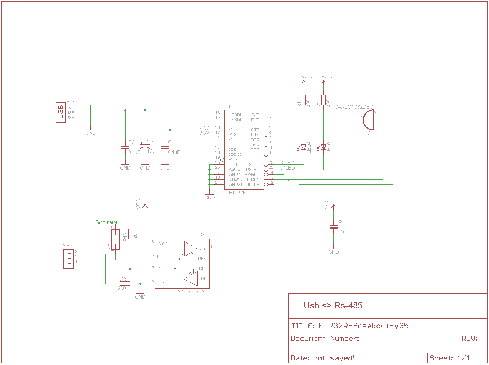 Переходник rs485 usb схема